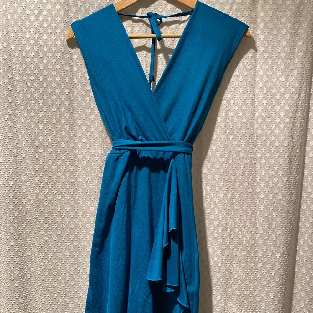 Turquoise Sleeveless Dress